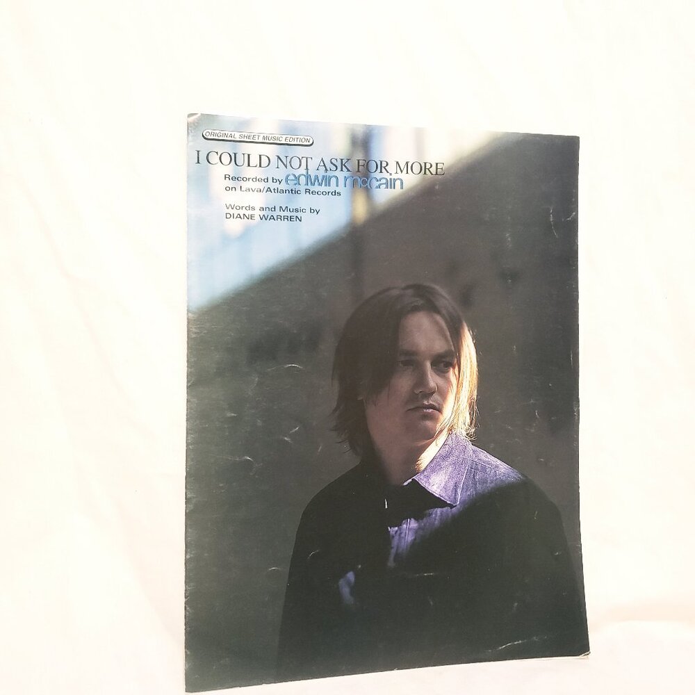 I Could Not Ask For More Piano Sheet Music 1999 Diane Warren Edwin McCain